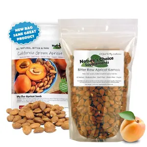 Apricot Seeds California Grown Bitter Raw 100% All Natural From Organic Farms 8 OZ