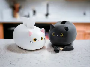 Cute and Functional! Get Our Cat-Themed Tissue and Toothpick Holder Today!