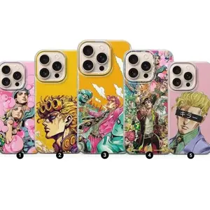 JoJo’s Bizarre Adventure Phone Case, JoJo Anime Manga Art Cover Compatible with iPhone X, 11, 12, 13, 14, 15, 16, 17 Plus Pro Promax & SS Galaxy S21-25 Series