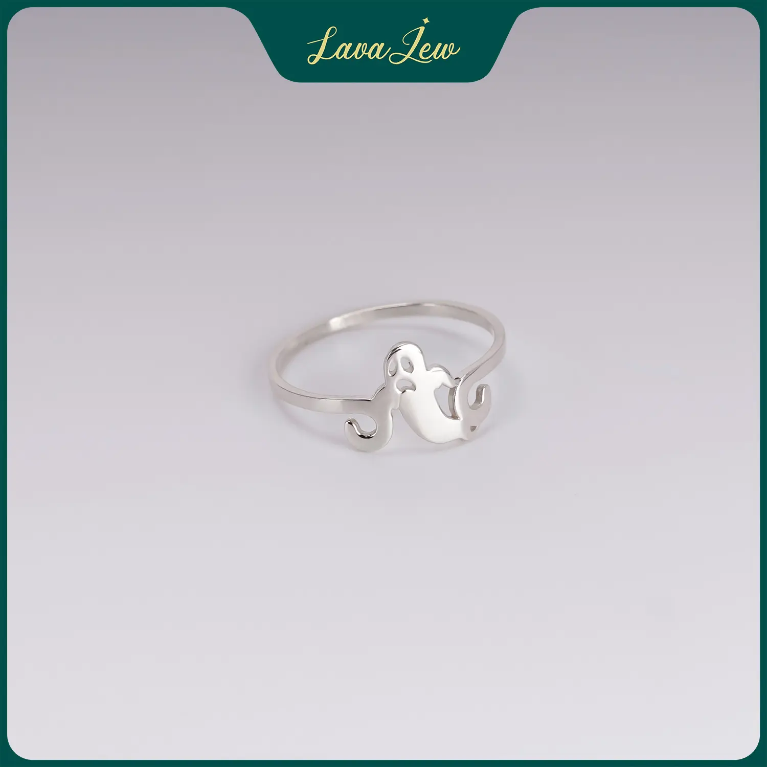 LavaJewelry, Spooky Spirits Ring, 925 Sterling Silver Ring, Hallowen Ring, Ghost Ring, Hallowen Gift, Women ring