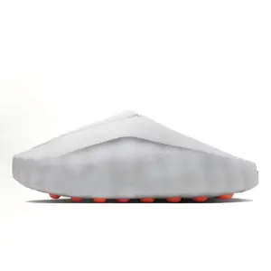 New Big Size Mule Slides, Ultra Soft Comfy Cloud Shoes for Men/Women, Non-Slip Breathable Summer Slippers Mind 001 Grey