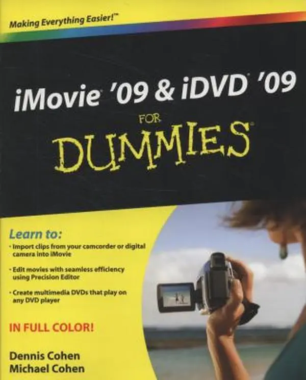 Used iMovie '09 & iDVD '09 For Dummies Tutorial Book - Dennis R. Cohen, English Paperback