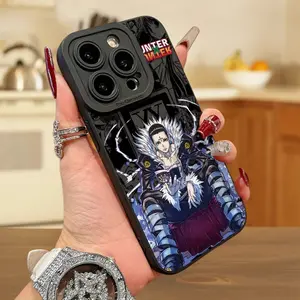 Anime Cartoon HUNTER Chrollos Lucilfers Phone Case Suitable For iPhone 17 Air 16,15,14,13,12,11,Pro,MAX Anti Fall Soft TPU Back Cover,  Daily Use Case, Pop Culture Theme, Stylish Phone Accessory, Uv Printed Design, Iphone