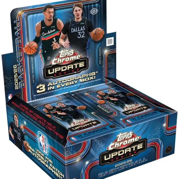 2025/26 Topps Chrome Update Series Basketball Jumbo Box