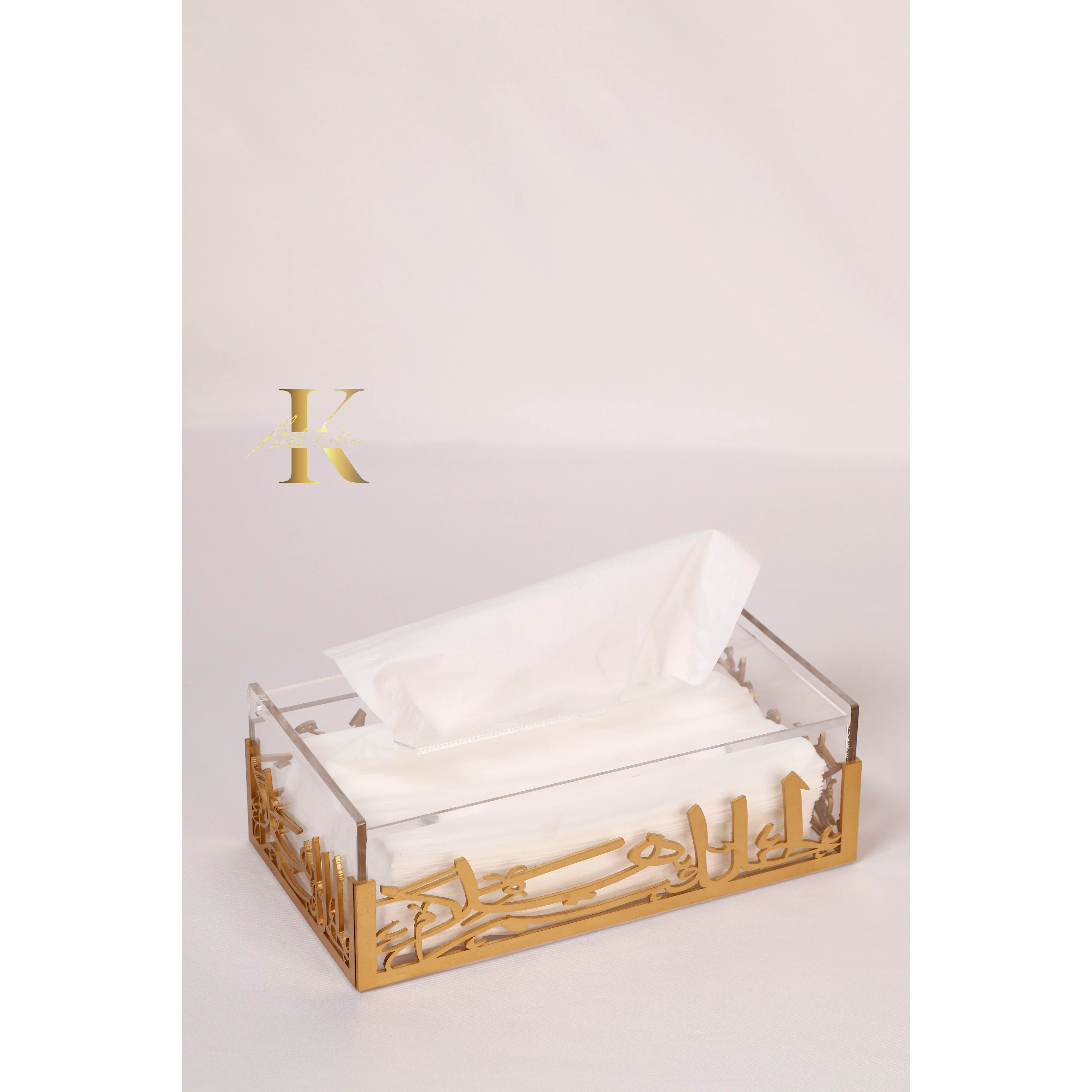 Acrylic Calligraphy Tissue Box Acrylic Calligraphy Tissue Box