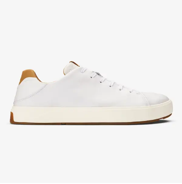 OluKai Laeahi Li Ili Men’s Waterproof Leather Sneakers. New Brand