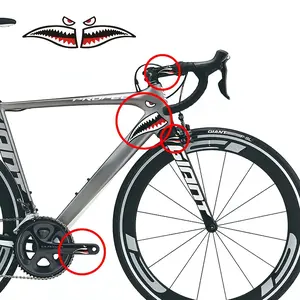 1SET Trendy Funny Smile Dart Sticker - For suitcases, motorcycle accessories, personalized items. Dark funny smile design shows cool vibe, add eye-catching personalized details. A great choice for trendy motorcycle decor!