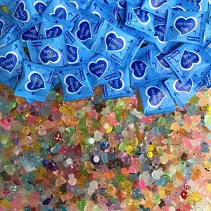 Gifts 50pcs Mystery Bag Mini Glow Animal Mushroom Resin Models - Surprise Blind Bag Experience for Dollhouse, Fairy Garden Decor, Birthday Party Favors & DIY Crafts, No Batteries Needed, DIY Craft Kit|Playful Design|Realistic Texture