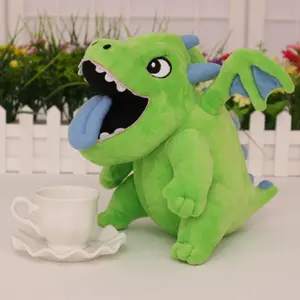 35cm Clashed Royale Plush Toy Log Rolling Wood Soft Stuffed Baby Dragon War Revenge Cartoon Character Dolls Birthday Xmas Gift