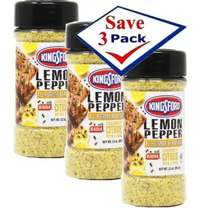 Kingsford Lemon Pepper 3.5 oz Pack of 3 Flavor Spice