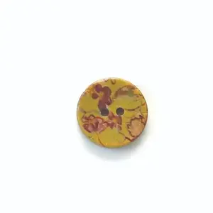 Togl Coconut Floral Trellis Round Button