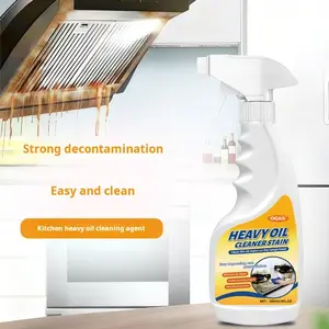 Oil Stain Remover Kitchen Cleaner, Powerful Grease Cleaning Agent, Range Hood Cleaning Solution, Durable Degreaser, Greasy Cleaning Spray