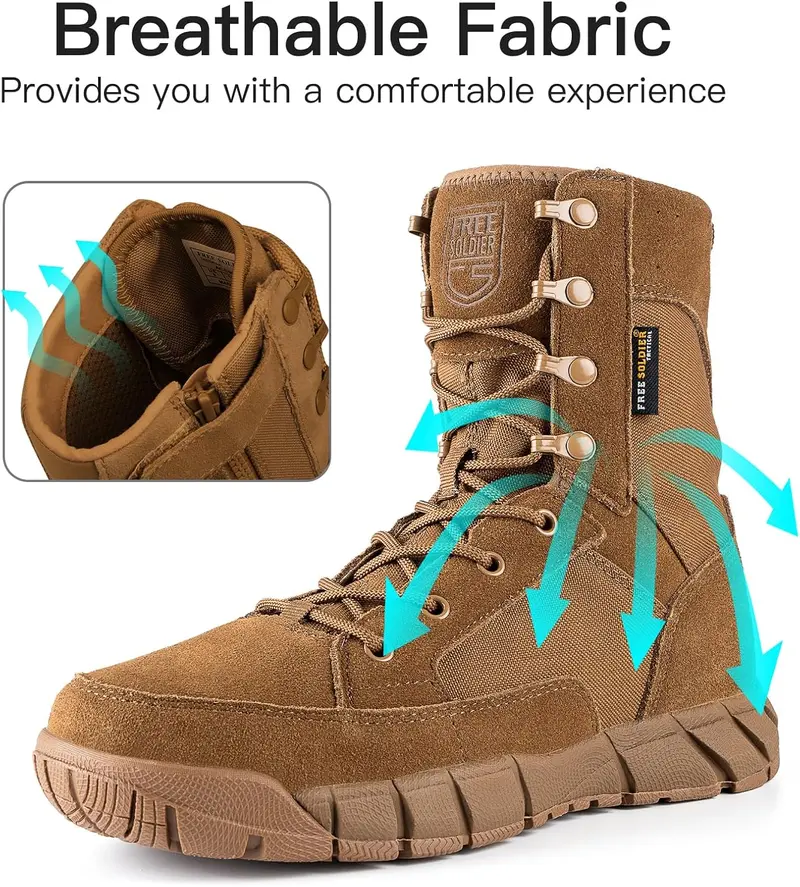 New Belleville 510 MEF USMC Ultralight Combat Boots - Coyote Brown - Men's (All Sizes Available)