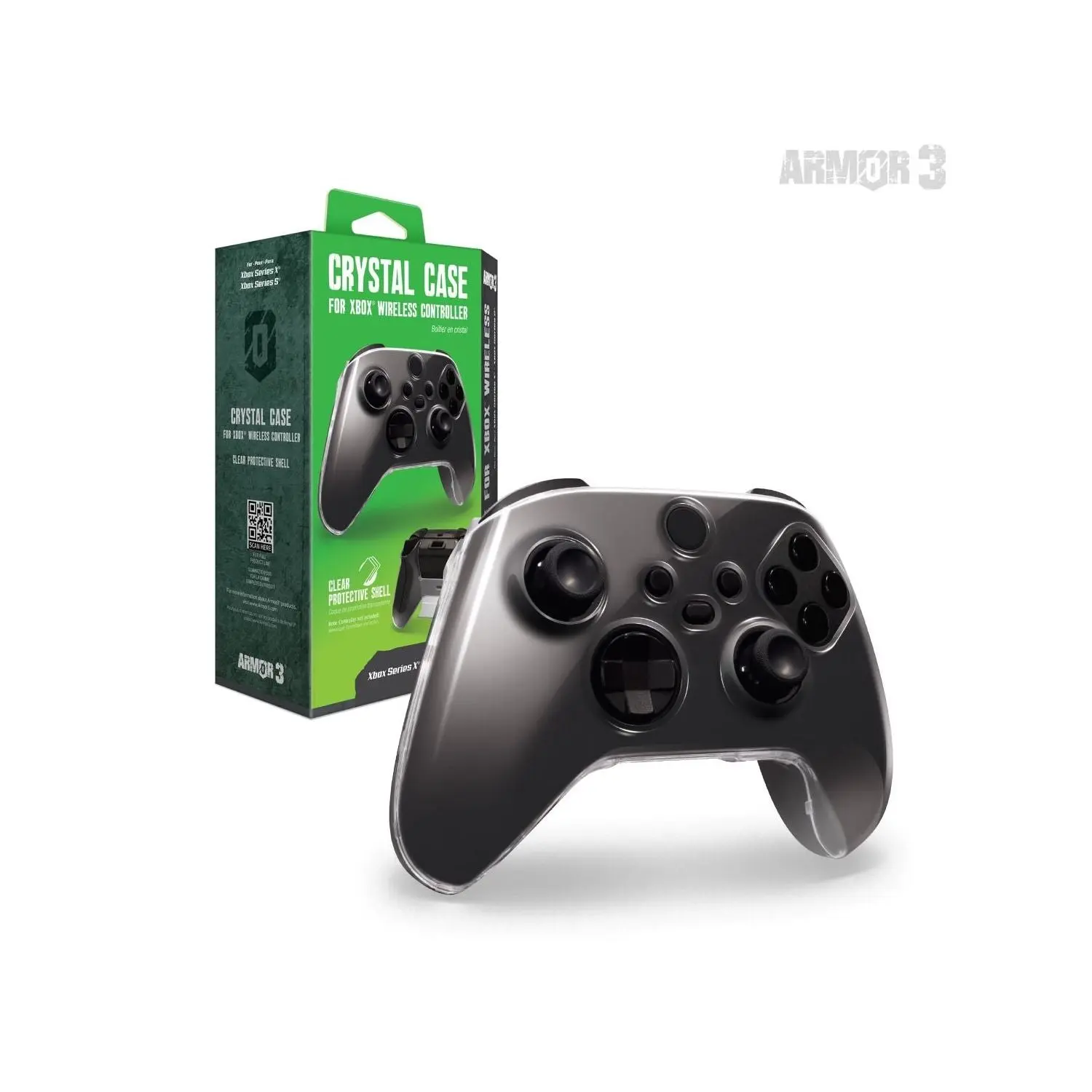 Crystal Case for Xbox Wireless Controller (Retro Fam)