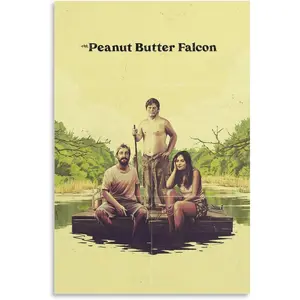 The Peanut Butter Falcon Canvas Poster - Heartwarming Adventure, Rustic Minimalist Wall Decor (5) Canvas Art Poster And Wall Art Picture Print Modern Family Bedroom Decor Posters 16x24inch(40x60cm)