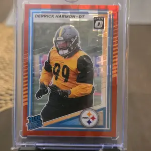 Panini 2025 Donruss Optic Rated Rookie Red Pandora Derrick Harmon DT Steelers Trading Card