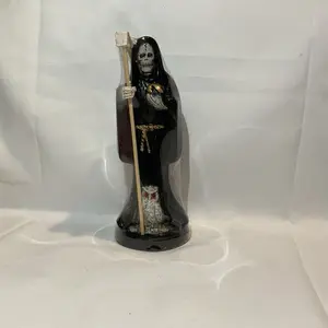 Santa Muerte Negra 15Cm