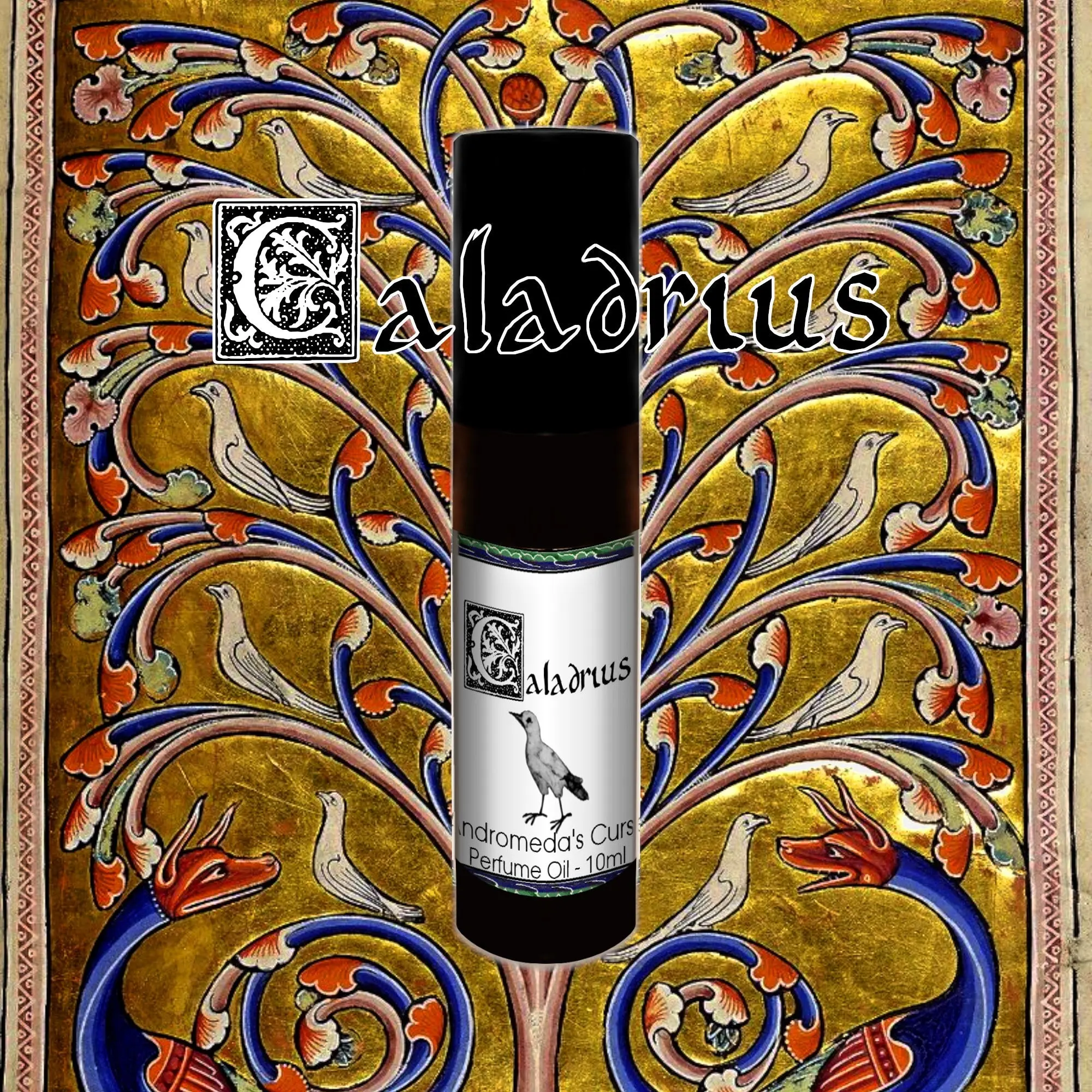 Caladrius - Books, Tea, Lilies - Rollerball Perfume Oil
