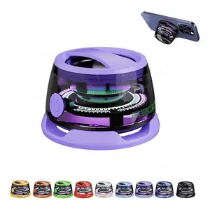 Portable Mini Magnetic Wireless Speaker，Cell Phone Stand & Car Suction Cup Holder Mount，for Drivers/Home/Outdoor Enthusiasts，Waterproof Bluetooth Speaker with Multi-Purpose Design Holiday Gift