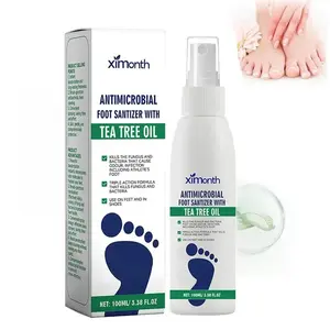 Plantar Moisturizing Deodorant for Odor Control & Dry Feet Care, Natural Foot Sanitizer with Antifungal Properties,Ximonth Clear Foot Sanitizer Spray,for Foot & Shoe Freshness