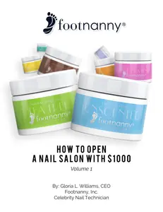 Footnanny Book "How To Open A Nail Salon With $1,000 Paperbook