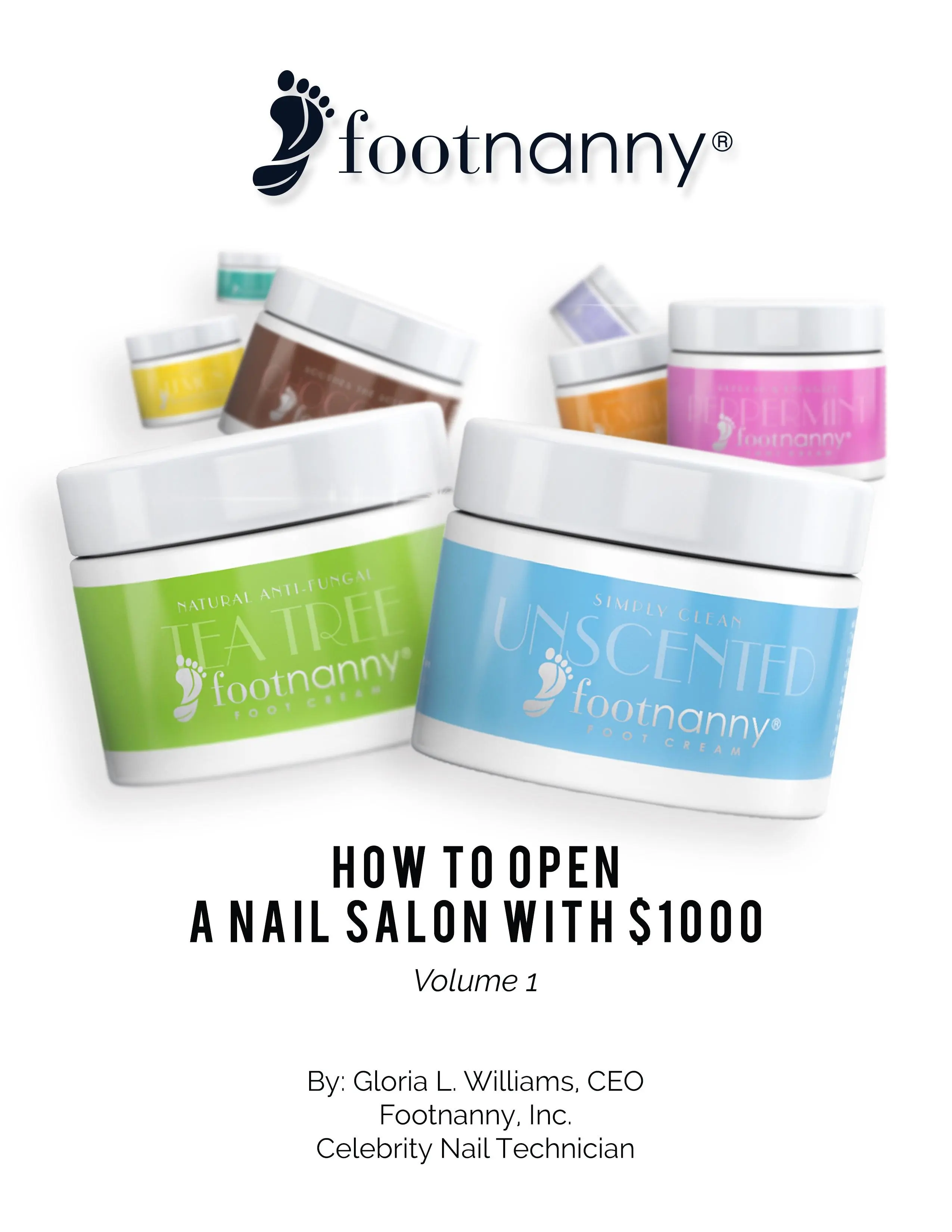 Footnanny Book "How To Open A Nail Salon With $1,000 Paperbook