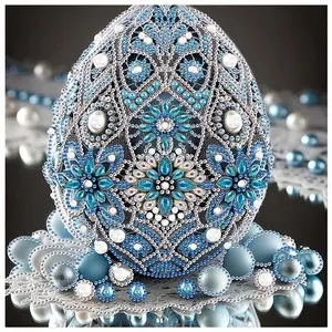 5D Diamond Arts Colorful Painting Kit, Egg Pattern DIY Diamond Arts Colorful Painting Kit, Wall Art Decor for Home Living Room Bedroom