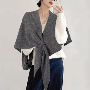 Wool Triangle Scarf for Women Multifunctional Knitted Women Scarf Autumn Winter Warm Korean Fashion Leisure Shawl
