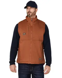 Ariat Men's Rebar Duracanvas Zip-Front Sherpa Work Vest - 10037636