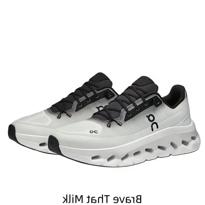 New Unworn Black & White Low-Top Running Shoes with Box – Breathable Mesh Upper, Hollow Cushioning Midsole, Rubber Outsole, Lightweight Athletic Sneakers for Men & Women