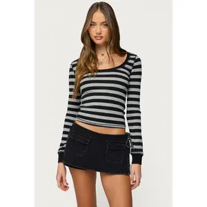 Rainey Striped Long Sleeve Top Rainey Striped Long Sleeve Top