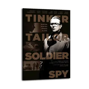 Tinker Tailor Soldier Spy Artistic Wall Decor, Waterproof Canvas Poster, Cute And Vibrant Poster for Bathroom, Living Room, Bedroom, Dorm, A Perfect Gift Idea for New Year Home Decor