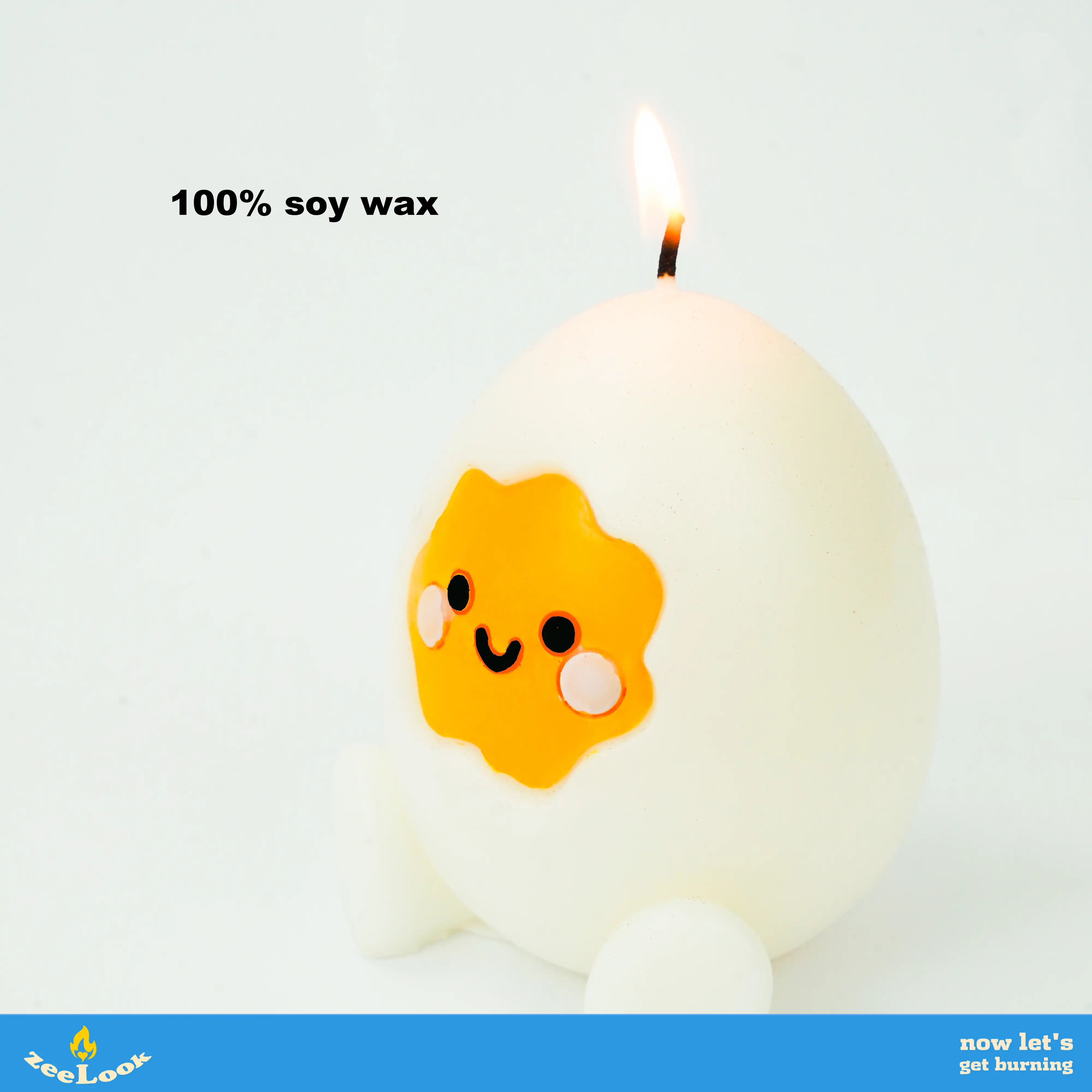Egg Shape Candle - 2026 Spring Decor, Easter Gifts, Cute Room Decor, Birthday Gifts, Anniversary Gifts, Gifts for Boyfriend, Gifts for Friends, Room Decor, Shaped Candles, Scented Candles, Candles, Desk Decor