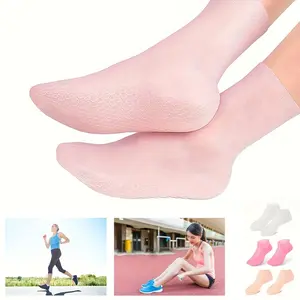Silicone Moisturizing Foot Care Socks, Suitable for Dry Cracked Feet, Foot Massage Gel Socks, Foot Care Tool, 1 Pair
