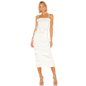 V. Chapman Lily Dress in White