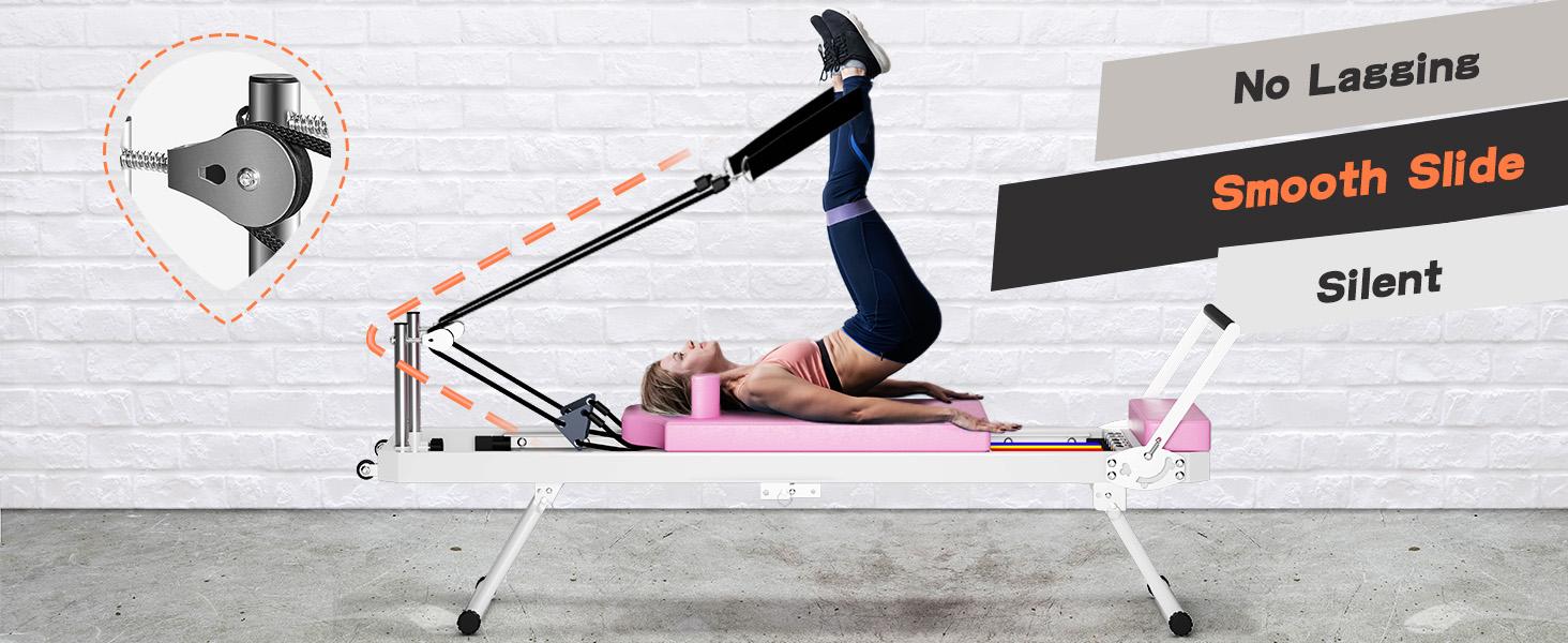 Foldable Pilates Machine for Home & Gym | 150kg Capacity, Multi-Exercise, Multi-Color, 5 Resistance Levels, Space Saving Foldable Pilates Machine for Home & Gym | 150kg Capacity, Multi-Exercise, Multi-Color, 5 Resistance Levels, Space Saving