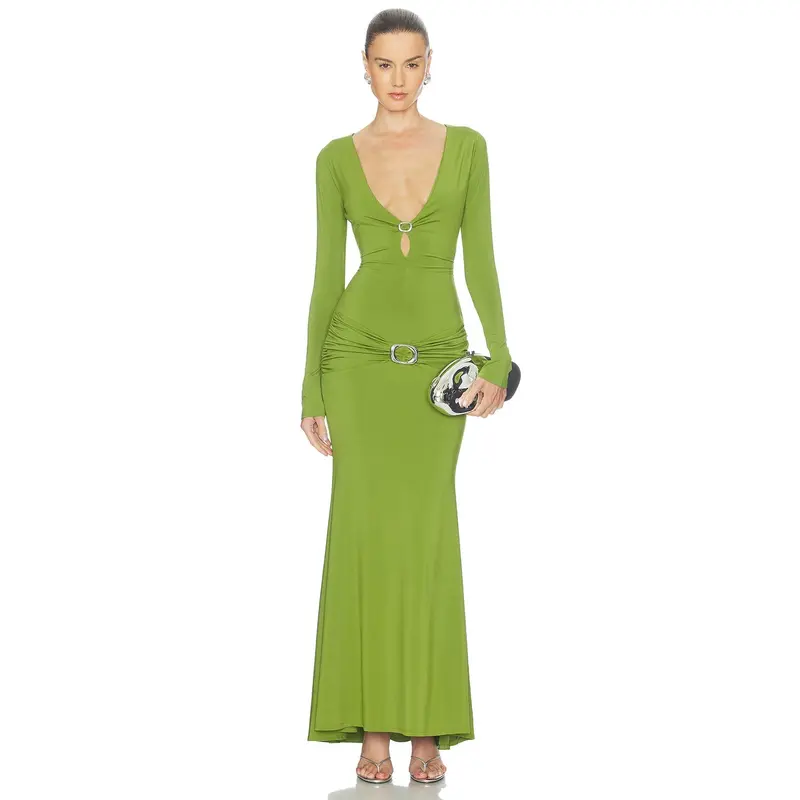 green transparent dress Gemy Maalouf - Gemy Maalouf | Evening Dresses
