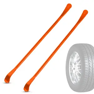 2-Piece Heavy Duty Tire Changing Tool Set 38-Inch Professional Levers for Cars Trucks Trailers & Buses Ideal Tubeless Installation Removal