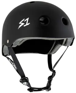 S-One S1 Lifer Helmet - Skateboard/ Bike Black Matte