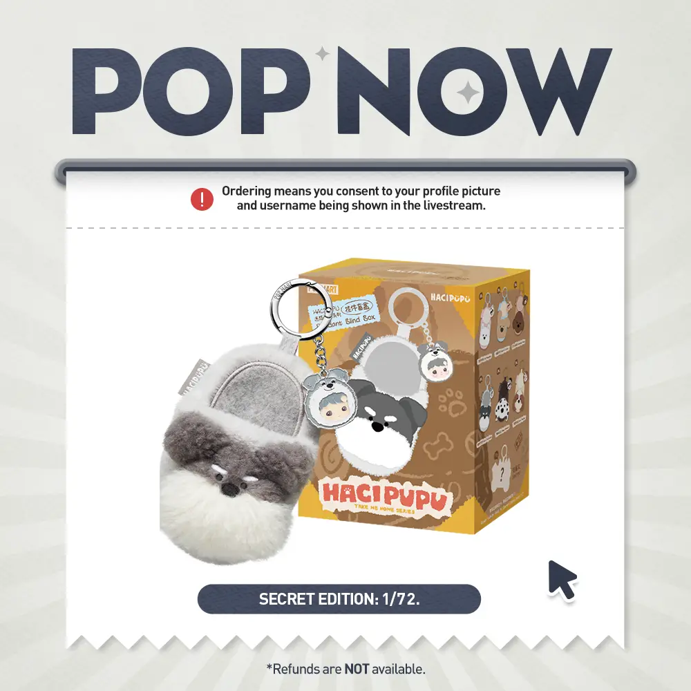 [POP NOW] POP MART HACIPUPU Bring your puppy home Blind Box，Whole Set LABUBU Fun Toy