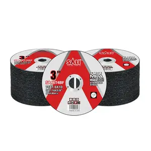 50 Pack Cut Off Wheels  Wheels 3" x 1/16" x 3/8" Professional  Stainless Steel for 3 in Angle Grinders and  Grinders-  Disc Aggressive  Operating Up to 20380 RPM