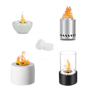 Circular Desktop Fireplace Ceramic Fiber Wick, Durable Heat Resistant Material, Ideal for Home Decor & Heating Solutions