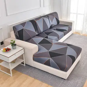 1PC L-Shape Sofa Cushion Cover - Heavy-Duty Pet-Friendly Furniture Protector, Anti-Slip Cushion Cover for Modular Sofas, Loveseats and Chaise Lounges, Machine Washable Universal Sofa Cover, Sofa Slipcover, Ideal for Living Room, Garden and Parties.