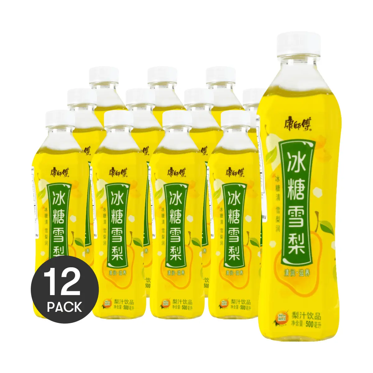 Master Kong Snow Pear Juice, Honey Peach Juice, Sour Plum Juice 16.9 fl oz/Pack – Sweet & Refreshing Asian Fruit Drink - available in 1/5/12 packs
