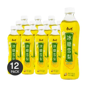 12 Packs Master Kong Snow Pear Juice, 16.9 fl oz/Pack – Sweet & Refreshing Asian Fruit Drink