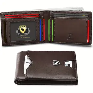 GSOIAX Men's Slim Wallet with RFID Blocking Men gifts Christmas Best Gift Ideas  with Gift Box