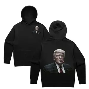 Trump Thug Life Hoodie, Trump Shirt, Thug Life Sweater, Trump Support Shirt, Dark MAGA Hoodie, Election Tee 2024 Gift