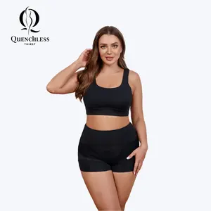QT 3PCS Women’s High Waist Seamless Boyshort Panties – Soft Breathable Smooth Underwear, Comfort Fit, Plus Size S-3XL