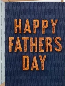 Hallmark Signature Father's Day Card (Cork Lettering, Thankful for You)
