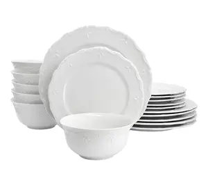 Elama Henryi 18 Piece Porcelain Dinnerware Set Elama Henryi 18 Piece Porcelain Dinnerware Set